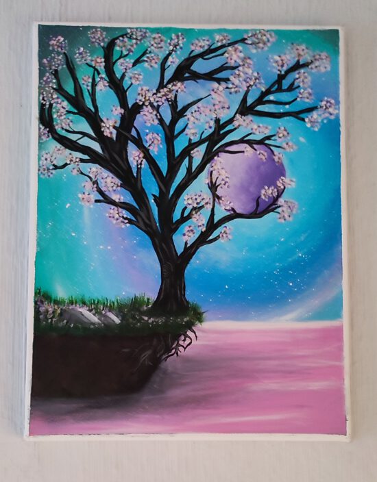 Árbol con la luna