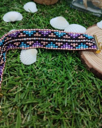 Pulsera plana de cuentas Miyuki Originales.